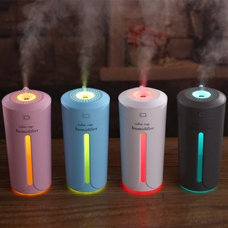 Creative Color Light Cup Humidifier USB Mini Desktop Office Home Silent Spray รถ ไฟกลางคืน เครื่องฟอกอากาศ