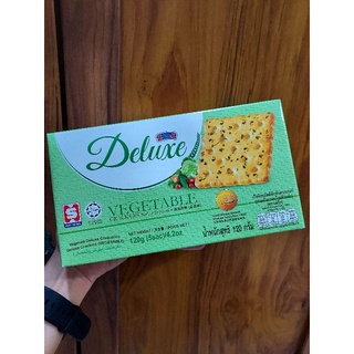 💚พร้อมส่ง 🌿 Hubseng Deluxe Vegetable Crackers ขนมปังกรอบผักโรย