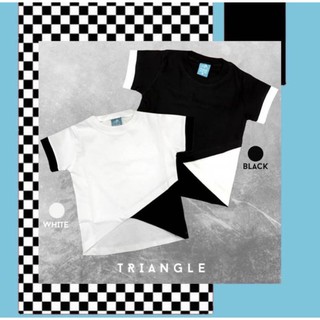 เสื้อเด็กรุ่น triangle (ด้านหน้าเอวลอยนิดๆ น่ารักมาก)