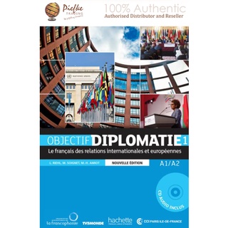 Objectif Diplomatie 1 : Student / New Edition Book : 9782015135359 (นำเข้าของแท้100%)