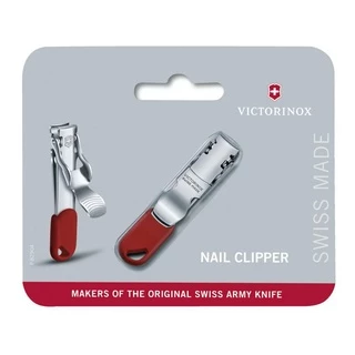 Victorinox Nail Clipper - Red (8.2050.B1) Swiss Made Nail Clipper | มีดพับสวิส ที่ตัดเล็บ กรรไกรตัดเล็บ ตกแต่งเล็บ