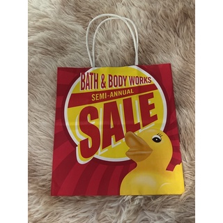 ถุงกระดาษ Bath&amp;body works semi-annual sale S