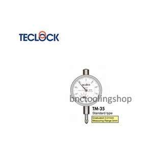 ไดอัลเกจหน้าปัดเล็กความละเอียด 0.01มิล-Small Dial Indicator Graduation 0.01mm,TECLOCK,TM-35