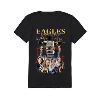 เสื้อยืดผ้าฝ้ายCOTTON GILDAN เสื้อยืดลําลอง พิมพ์ลาย The Eagles Amine Mans ใส่สบาย สําหรับผู้ชายS-5XL