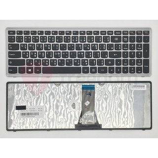 KEYBOARD IBM-LENOVO คีย์บอร์ด LENOVO G500C G500S G505S G500H S500 S500C S510P Z510 สีเทา(ไทย-อังกฤษ)