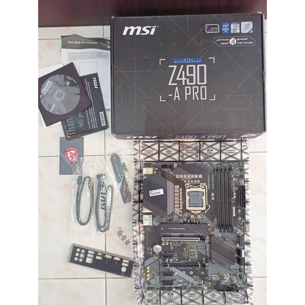 MAINBOARD (เมนบอร์ด) 1200 MSI Z490-A PRO ประกันศูนย์  ADVICE   ถึง 09/2566