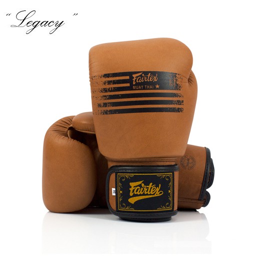 Fairtex BGV21 "Legacy" Genuine Leather Boxing Gloves หนังแท้
