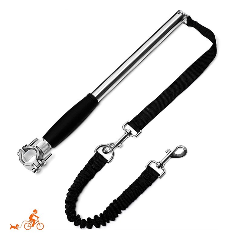 wHands Free Dog Leash Running Jogging Adjustable Waist Belt Elastic Pet