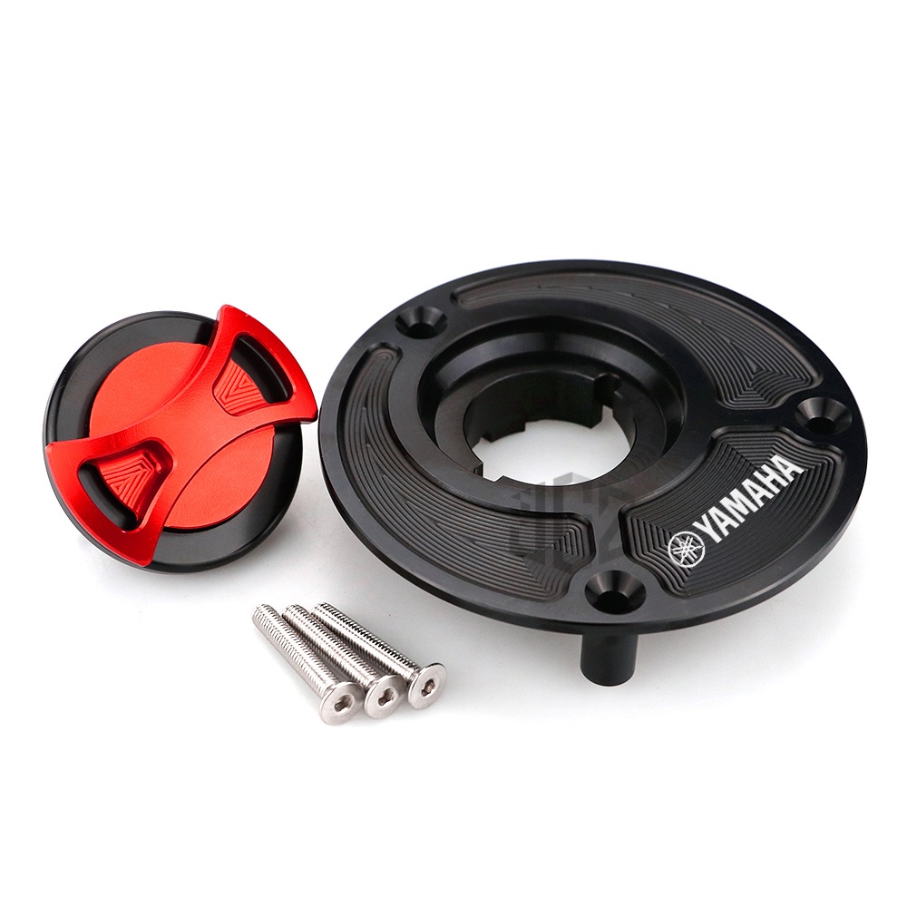 ฝาครอบถังน้ํามันเชื้อเพลิงสําหรับ Yamaha Yzf R1 R3 R6 R15 R25 V-MAX MT-07 FZ-09 FAZER FZ1 FZ6 Motorcycle Fuel Gas Cap Tank Keyless Twist Off  Fuel Oil Tank Cap Cover Decorate Guard Protector  ฝาถังน้ำมันแต่ง ราคา ถูกที่สุด ดีลบีเคเค แกลเลอรีภาพที่ 6