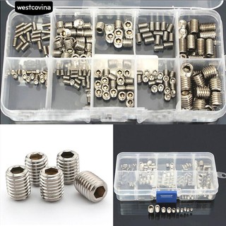 M3 / 4/5/6/8 สแตนเลสสตีลอัลเลนซ็อกเก็ตซ็อกเก็ต Hex Set Grub Screw Cup Point