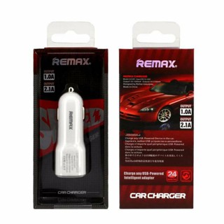 REMAX car charger 2 port  หัวชาร์ตรถ 2 ช่อง usb