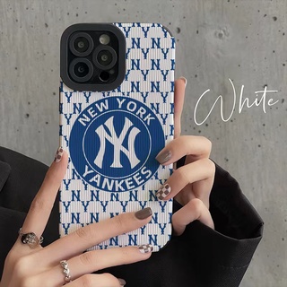 เคสโทรศัพท์มือถือหนัง ลายไม้จิ้มฟัน NY หรูหรา สําหรับ iphone 13 Pro Max i13 13pro 11 Pro Max i11 X XR Xs Max 7plus 8plus 12Pro 12 Pro Max