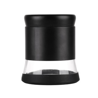 🚚💨พร้อมส่ง!! ขวดโหลแก้วกลมฝาเกลียว S สีดำ ขวดโหล ROUND GLASS CANISTER WITH SCREW LID S BLACK