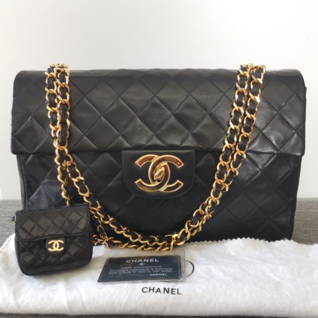 Chanel​ maxi​ vintage​ flap​ bag​  💢Sol​d​ out​💢