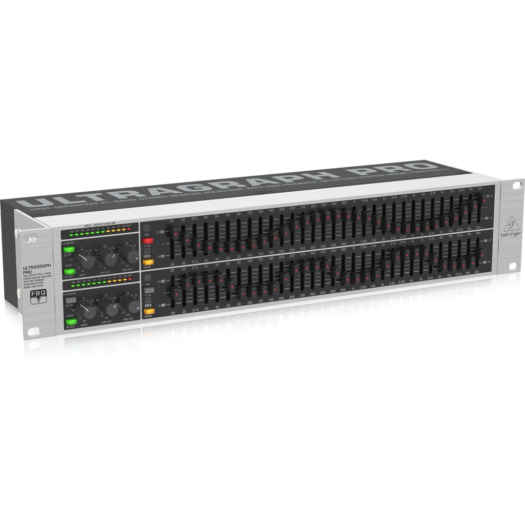 EQ Equqlizer อีคิว เครื่องปรับแต่งสัญญาณเสียง Behringer FBQ 3102HD 2 Channel+SUB High-Definition 31-