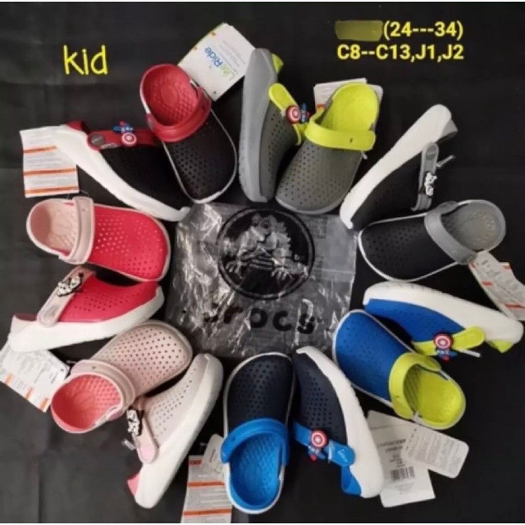 New‼️ สาวก ✅Crocs LiteRide Clog✅ไม่ควรพลาด ✨(สินค้าขายดี)✨ รองเท้าcrocsเด็ก เด็กชายและเด็กหญิง ใส่กับเสื้อผ้าได้ทุกแนว ส