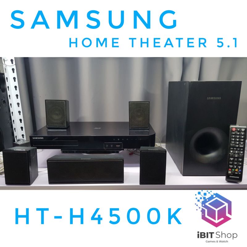 Samsung 5.1/1000w Blu-ray Home Theater Set HT-H4500K