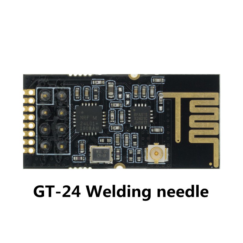 Nrf24l01+ โมดูลส่งสัญญาณข้อมูลไร้สาย 2.4GHz NRF24L01 NRF24L01+PA+LNA 1000 เมตร GT24 สําหรับ Ar