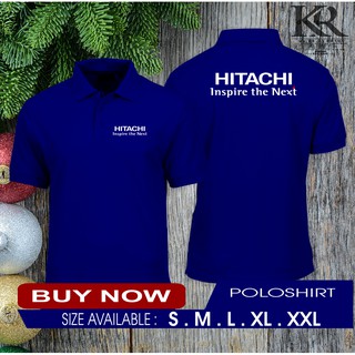 ใหม่ล่าสุด Hitachi เสื้อยืดโปโล คอปก คุณภาพสูง สําหรับผู้หญิง