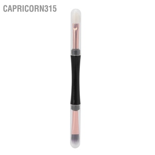 Capricorn315 แปรงแต่งหน้า หัวฟองน้ํา แบบสองหัว สําหรับผู้เริ่มต้นแต่งหน้า ทาอายแชโดว์