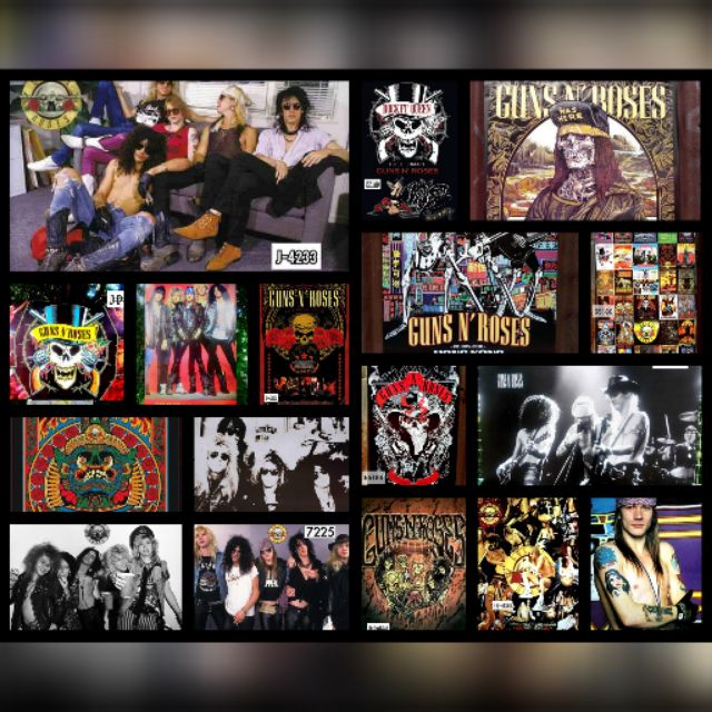 Guns'n'Roses โปสเตอร์แบบติดผนัง วงGuns'n'Roses