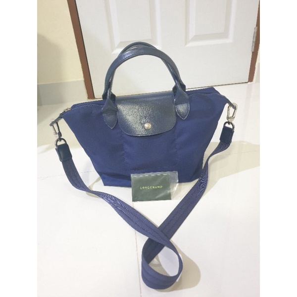 กระเป๋า Longchamp Le Pliage Neo Size:Mแท้ - Marine (Navy) มือสอง*สภาพดีใช้น้อยมาก