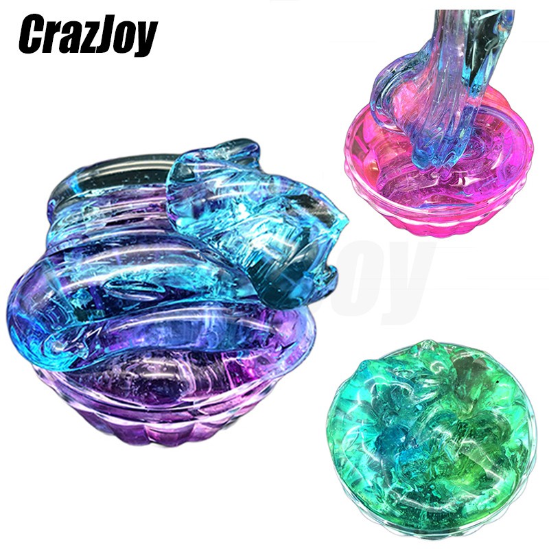 Putty Crystal Transparent Clear Clay Modelling Plasticine Relaxing Toy Kids l/5 