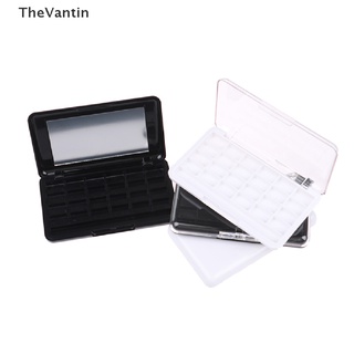 Thevantin พาเลทเปล่า 24 ช่อง สําหรับใส่อายแชโดว์ บลัชออน ลิปพาวเดอร์