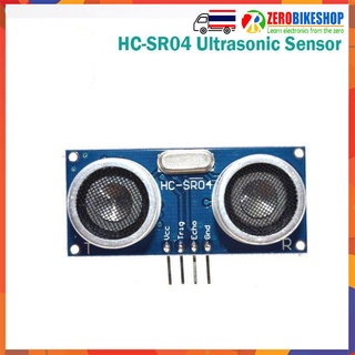 **พร้อมส่ง จากไทย** HC-SR04 Ultrasonic Sensor Distance Measuring Module พร้อมสายเชื่อมต่อ 4 เส้น by ZEROBIKE