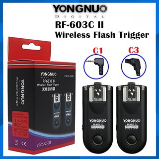 YONGNUO  RF-603C II Triger Flash For Canon C1/C3 รีโมท ไร้สาย ประกัน 3 เดือน