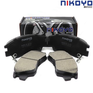  ผ้าเบรคหน้า Mitsibishi L200 Cycone K14,ผ้าเบรค Pajero 4WD ปี 1986 เบรคเซรามิค รหัส N5110 NIKOYO BRAKE