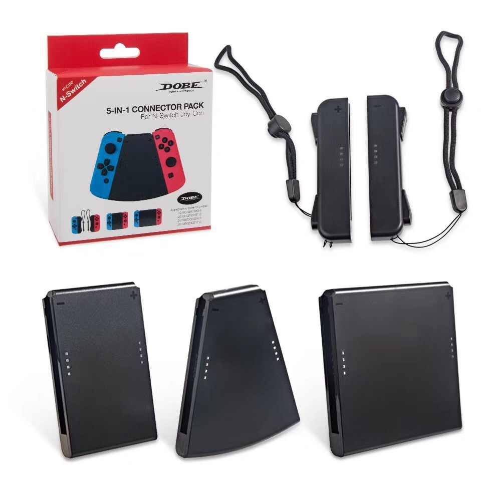 DOBE 5 IN 1 Connector Pack For Switch Joy-Con (Dobe switch)(Dobe Joy Con)(Dobe Switch Connector)