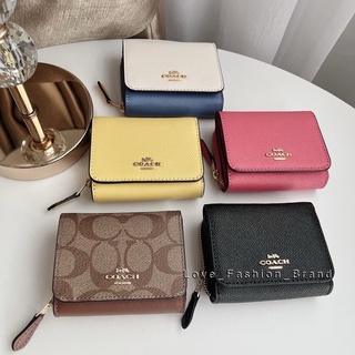 👑Fashionbrand100%👑3พับ F41302 F37968 7331 SMALL TRIFOLD WALLET