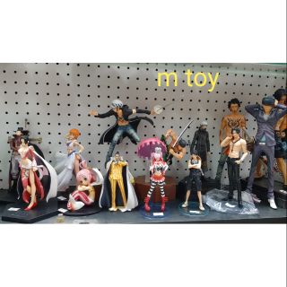 ฟิกเกอร์ งานแท้ มือ2 ไม่มีกล่อง งานโชว์ One piece แมวทอง Boa ,Law , Ace ,Solo, Luffy,Shirahoshi,Nami,Mihawk