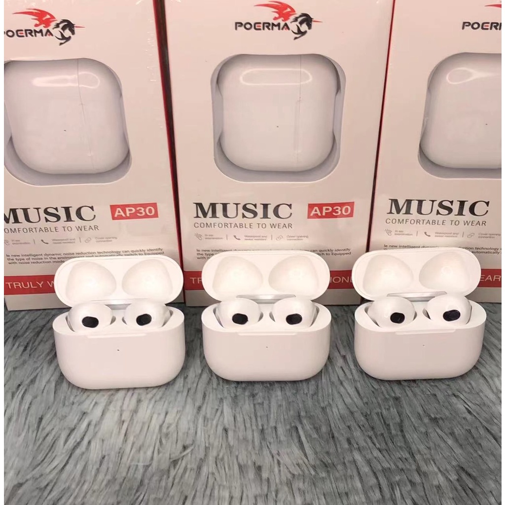 หูฟัง บลูทูธ รุ่น AP30 Pro6 มีระบบตัดเสียง เสียงดี เบสแน่น ใช้ได้กับทุก ...