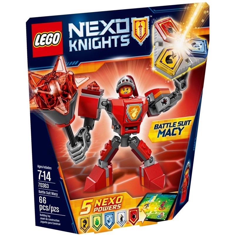 LEGO (กล่องมีตำหนิ) Nexo Knights 70363 Battle Suit Macy ของแท้