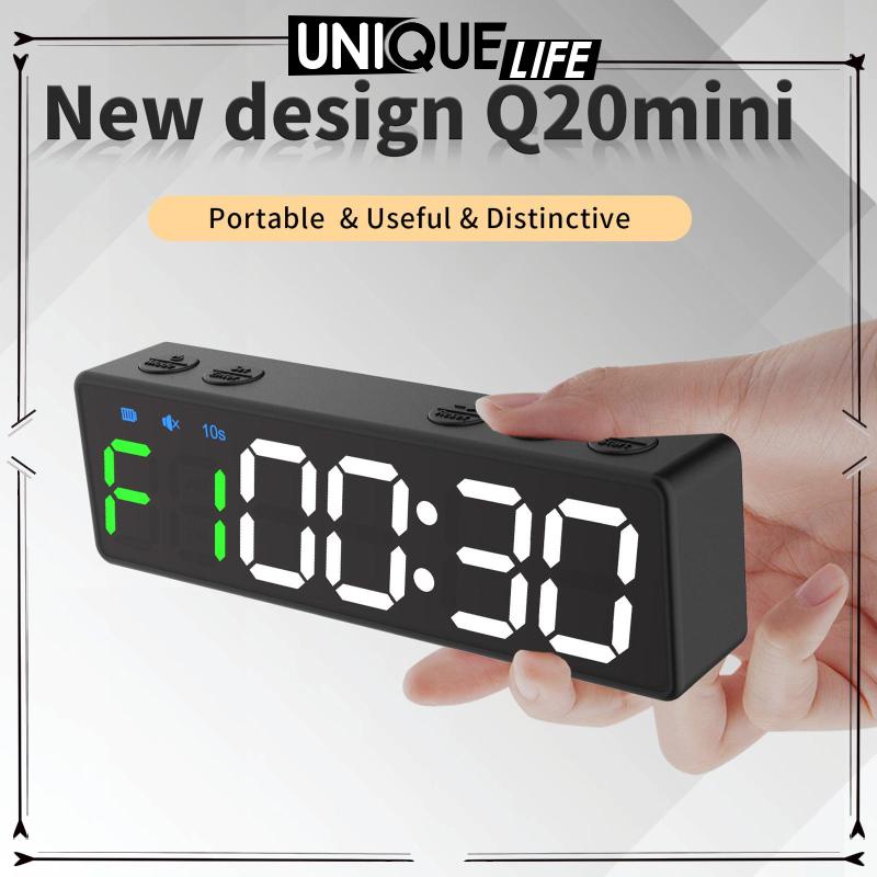 LED Interval Timer Gym Stopwatch Count Down/Up Clock Fitness Exercise