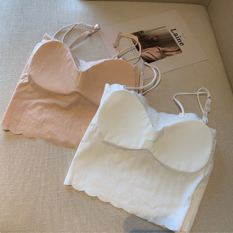 [ส่งจากไทย] 𝑩𝒓𝒂𝑩𝒓𝒂𝑩𝒓𝒂 #bra-185 บรา เสื้อทับ สายเดี่ยว มีฟองน้ำ เป็นทรง ผ้าดีมาก รูปที่ 3