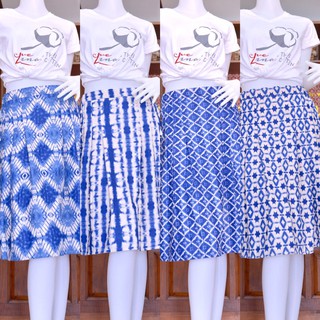 กระโปรงผ้าฝ้าย #DD001 - 004 พิมพ์ลาย สำเร็จรูป Cloth skirt cotton