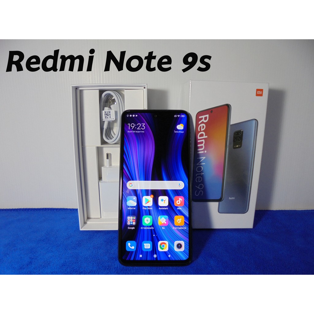 [5.5][ส่งด่วนทั่วไทย]Xiaomi Redmi Note 9S [4 + 64 GB] [สีเทา] Qualcomm® Snapdragon™ 720G เครื่องศูนย์ไทย
