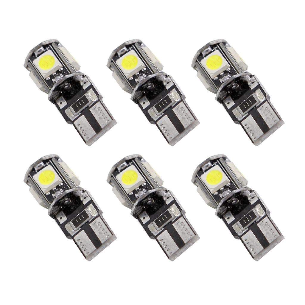 4 X Os Ram T 10 W 5 W 168 2 Led 6000 K 12 V Dc อุปกรณ์เสริมกล้อง