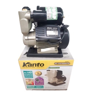 ปั๊มน้ำอัตโนมัติ kanto รุ่น ps-190 รุ่นใหม่กำลังไฟให้มาถึง 400 วัตต์ หน้าแปลนใหญ่มาก kt-ps190