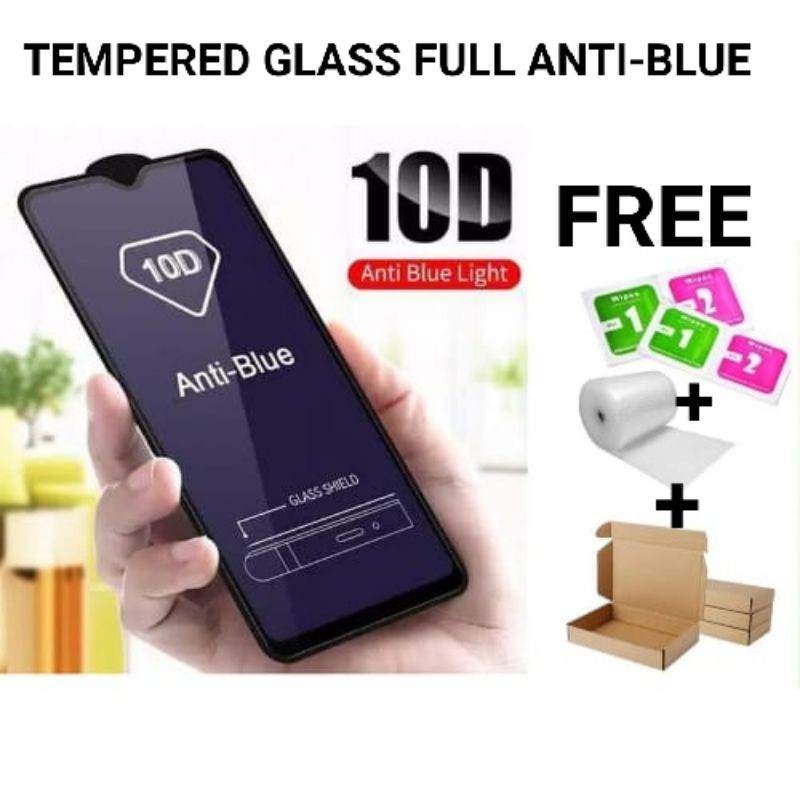 กระจกนิรภัยเต็ม 10D Antiblue Samsung A01/A01CORE/A02/A02S/M02/M02S/A03/A03s/A03 Core/A10/A10s/M10/M1