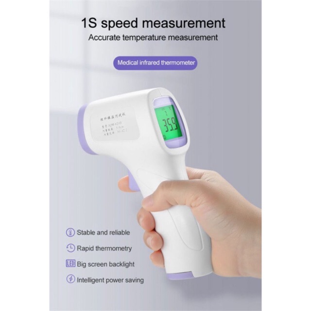 พร้อมส่ง❗️❗️❗️ Infrared Digital เครื่องวัดอุณหภูมิร่างกาย  Non-Contact Forehead Thermometer Kids Baby