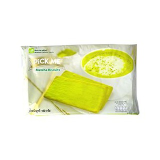 Pick Me Matcha Biscuit 180g พิคมี บิสกิตรสมัทฉะ 180กรัม