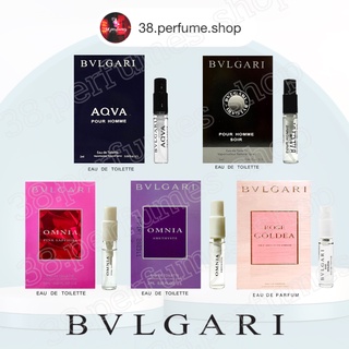 ของแท้💯 น้ำหอมบูลการี bvlgari 🔥8 กลิ่น!! น้ำหอมตัวเทสแท้ 100% ขนาดทดลอง 2ML พร้อมส่งจัดส่งเร็ว📮มีเก็บเงินปลายทาง