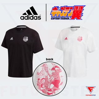 [adidas x CAPTAIN TSUBASA] เสื้อยืดคอกลม adidas CAPTAIN TSUBASA TEE กัปตันซึบาสะ ลายกลม ใส่ได้ทั้งชายและหญิง