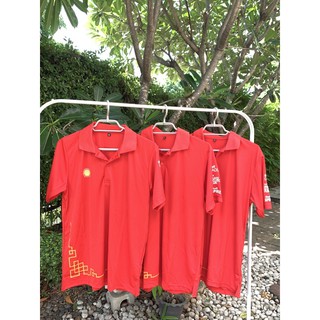 เสื้อโปโล ผ้าไมโคร แบรนด์ shell ลายลิมิเต็ด ตรุษจีน