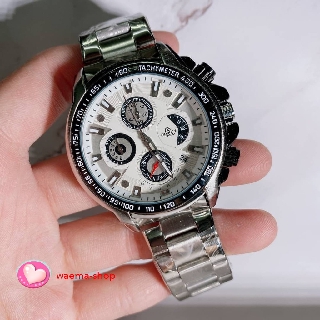 CASIO EDIFICE - งานมิลเลอร์ สายเลส คลิ๊กล็อค หน้าโคโนกราฟ 3วง ใช้ได้จริง Code:W8D130763