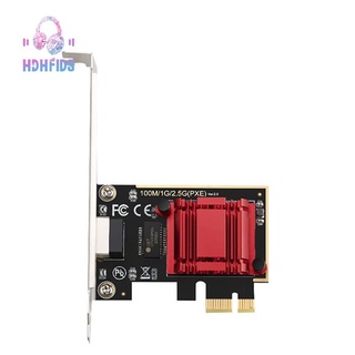 Game PCIE Card 2500Mbps Gigabit Network Card 10/100/1000Mbps RTL8125 RJ45 Wired Network Card PCI-E 2.5G Network Adapter